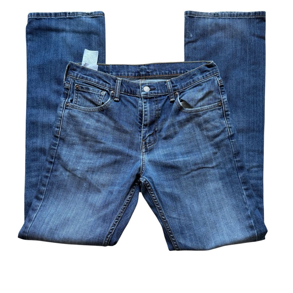 Levi's Distressed Blue Denim Straight Leg Red  Tag Jeans